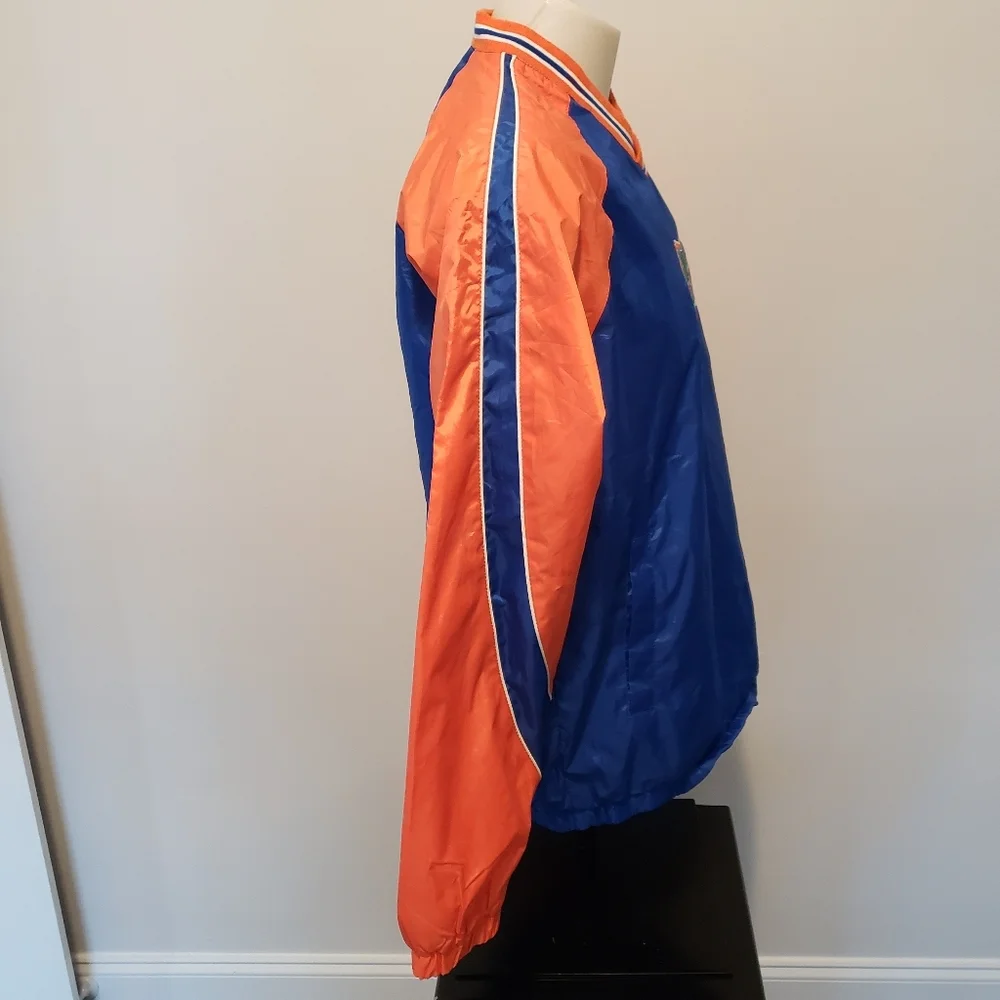 Florida Gators Vintage Wind Rain Track Jacket‎ Pullover Coat Blue Size Medium
